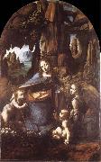 LEONARDO da Vinci, Madonna in the rock grottos